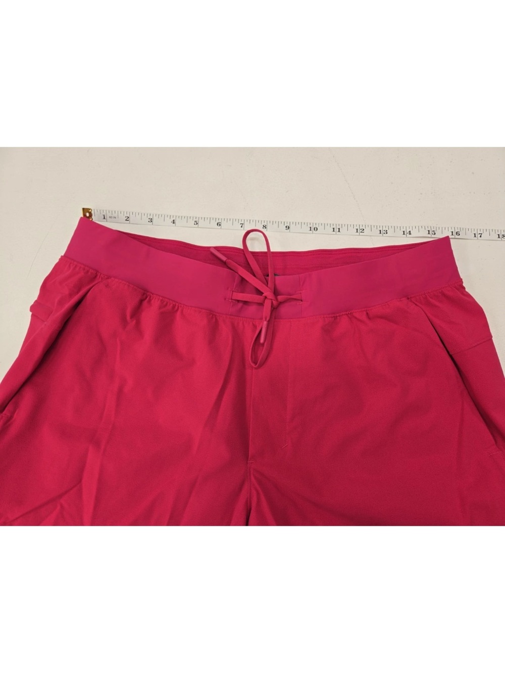 Lululemon Zeroed In Shorts Linerless 7" Athleisure Gym LM7BJ0S Hot Pink Size L - Picture 8 of 10